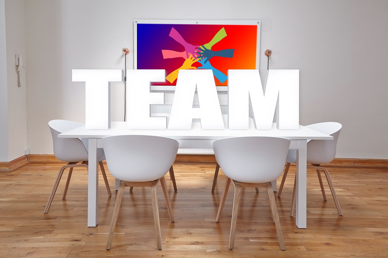 team meeting office people